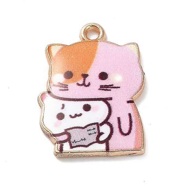 PandaHall Alloy Enamel Pendants, Light Gold, Cat Charm, Pearl Pink, 22x16x2mm, Hole: 1.6mm Alloy+Enamel Cat Shape
PandaHall Alloy Enamel Pendants, Light Gold, Cat Charm, Pearl Pink, 22x16x2mm, Hole: 1.6mm Alloy+Enamel Cat Shape