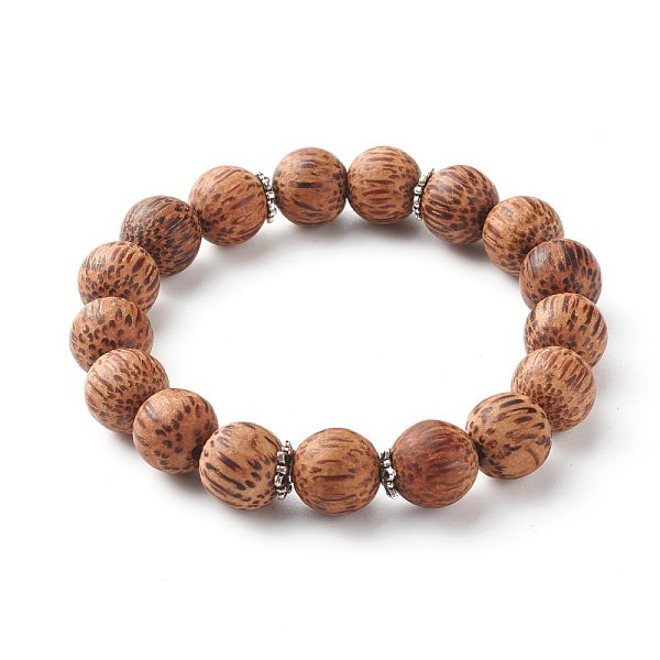 PandaHall Natural Coconut Wood Beads Stretch Bracelets, with Tibetan Style Alloy Hollow Curved Tube Beads, Coconut Brown, Inner Diameter...
PandaHall Natural Coconut Wood Beads Stretch Bracelets, with Tibetan Style Alloy Hollow Curved Tube Beads, Coconut Brown, Inner Diameter...