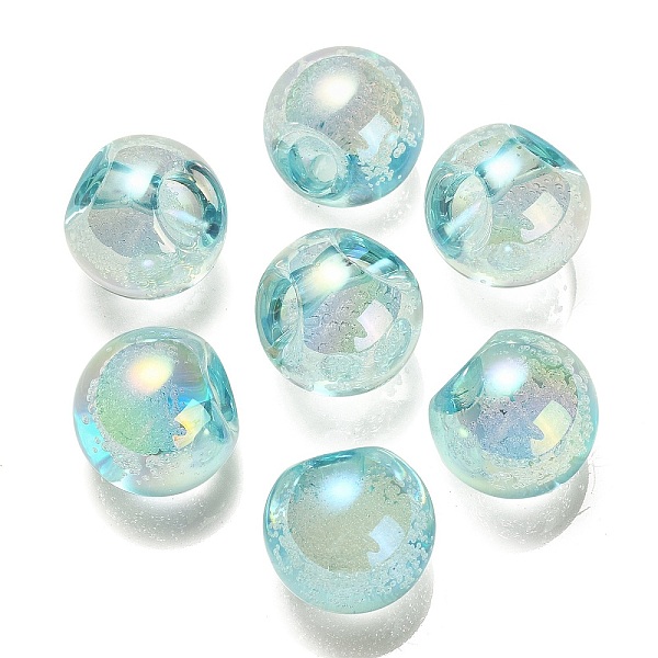 PandaHall UV Plating Rainbow Iridescent Acrylic Beads, Round, Top Drilled, Pale Turquoise, 19x19x19mm, Hole: 3mm Acrylic Round
PandaHall UV Plating Rainbow Iridescent Acrylic Beads, Round, Top Drilled, Pale Turquoise, 19x19x19mm, Hole: 3mm Acrylic Round