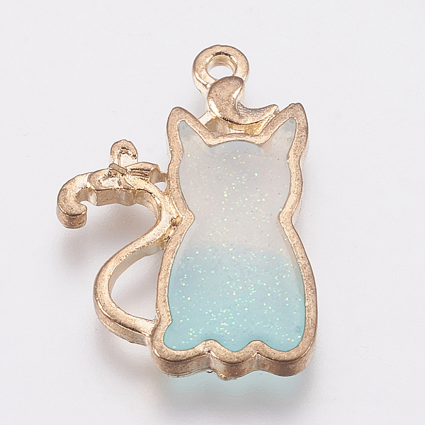 PandaHall Zinc Alloy Enamel Pendants, Cat, Golden, Turquoise, 26x17x2mm, Hole: 1.5mm Alloy+Enamel Cat Shape Green
PandaHall Zinc Alloy Enamel Pendants, Cat, Golden, Turquoise, 26x17x2mm, Hole: 1.5mm Alloy+Enamel Cat Shape Green