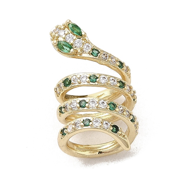 PandaHall Brass Micro Pave Clear Cubic Zirconia Pendants, Long-Lasting Plated, Snake, Golden, 19.5x12mm, Hole: 9mm Brass+Cubic Zirconia..., Green
PandaHall Brass Micro Pave Clear Cubic Zirconia Pendants, Long-Lasting Plated, Snake, Golden, 19.5x12mm, Hole: 9mm Brass+Cubic Zirconia..., Green