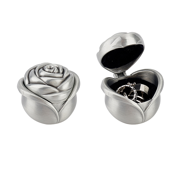 PandaHall Tibetan Style Zinc Alloy Jewelry Boxes, Rose Flower Case for Small Jewelry, Rings, Earrings Storage, with Sponge Inside, Antique...
PandaHall Tibetan Style Zinc Alloy Jewelry Boxes, Rose Flower Case for Small Jewelry, Rings, Earrings Storage, with Sponge Inside, Antique...