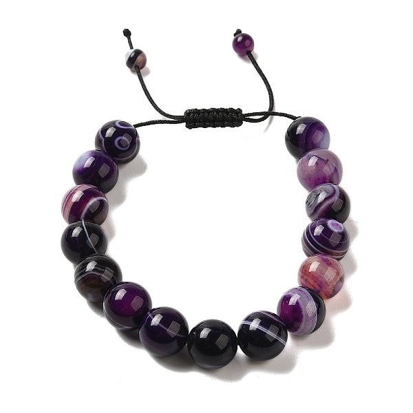 PandaHall 12.5mm Round Natural Purple Banded Agate(Dyed & Heated) Braided Bead Bracelets for Women Men, Inner Diameter: 2~3-1/8 inch...
PandaHall 12.5mm Round Natural Purple Banded Agate(Dyed & Heated) Braided Bead Bracelets for Women Men, Inner Diameter: 2~3-1/8 inch...