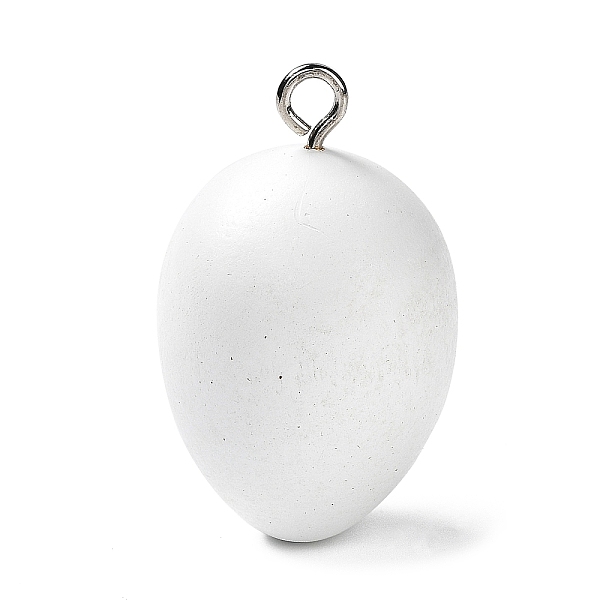 PandaHall Easter Theme Spray Painted Wood Pendants, Easter Egg Charms with Platinum Tone Iron Loops, WhiteSmoke, 46~48x28~29mm, Hole: 4mm..., White
PandaHall Easter Theme Spray Painted Wood Pendants, Easter Egg Charms with Platinum Tone Iron Loops, WhiteSmoke, 46~48x28~29mm, Hole: 4mm..., White