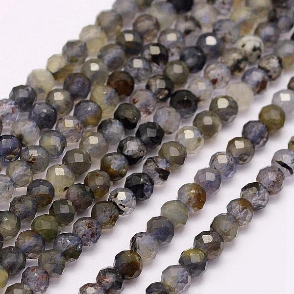 PandaHall Natural Cordierite/Iolite/Dichroite Beads Strands, Grade B, Faceted, Round, 3mm, Hole: 0.5mm, about 132pcs/strand, 15.7 inch(40cm)..., Green
PandaHall Natural Cordierite/Iolite/Dichroite Beads Strands, Grade B, Faceted, Round, 3mm, Hole: 0.5mm, about 132pcs/strand, 15.7 inch(40cm)..., Green