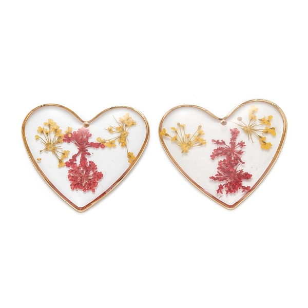PandaHall Epoxy Resin Pendants, with Alloy Findings and Dried Flower Inside, Heart, Red, 28x31.5x2.5mm, Hole: 1.4mm Alloy+Epoxy Resin Heart...
PandaHall Epoxy Resin Pendants, with Alloy Findings and Dried Flower Inside, Heart, Red, 28x31.5x2.5mm, Hole: 1.4mm Alloy+Epoxy Resin Heart...
