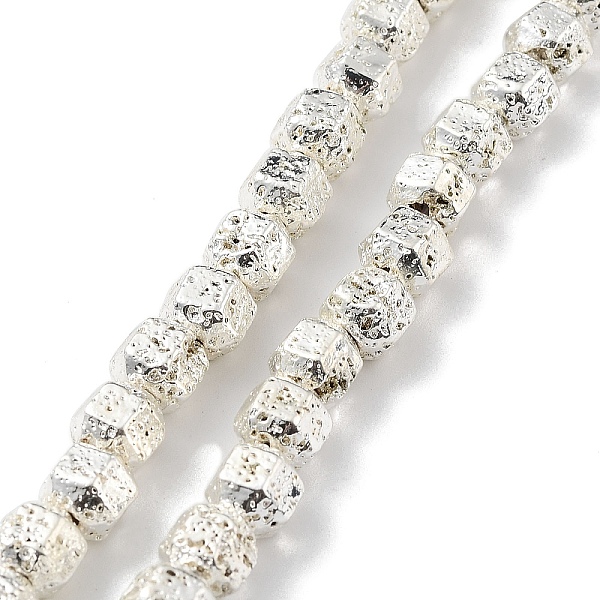 PandaHall Electroplated Natural Lava Rock Beads Strands, Hexagon, Silver Plated, 6~6.5x6~6.5x5.5~6mm, Hole: 1.5mm, about 65pcs/strand...
PandaHall Electroplated Natural Lava Rock Beads Strands, Hexagon, Silver Plated, 6~6.5x6~6.5x5.5~6mm, Hole: 1.5mm, about 65pcs/strand...