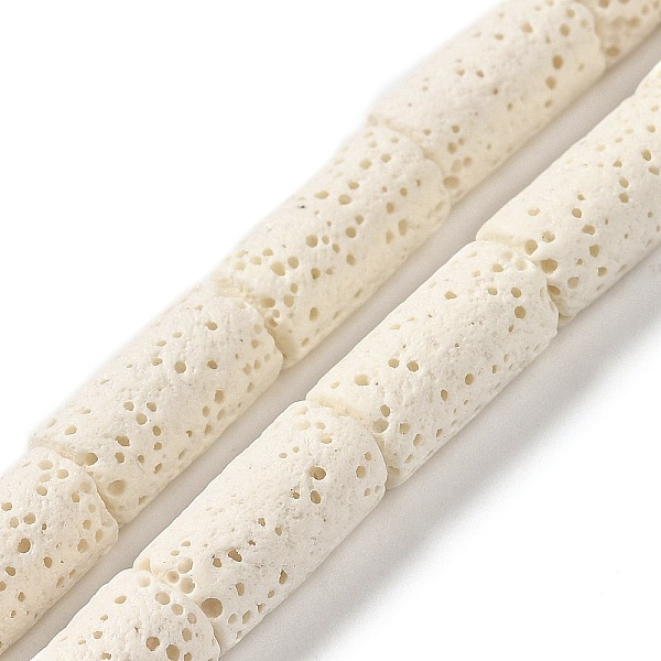 PandaHall Natural Lava Rock Beads Strands, Column, Dyed, Floral White, 14x7mm, Hole: 1.5mm, about 28pcs/strand, 15.55''(39.5~40cm) Lava Rock...
PandaHall Natural Lava Rock Beads Strands, Column, Dyed, Floral White, 14x7mm, Hole: 1.5mm, about 28pcs/strand, 15.55''(39.5~40cm) Lava Rock...