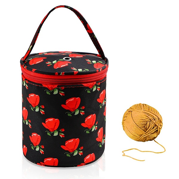 PandaHall Oxford Zipper Knitting Bucket Bag with Handle, Yarn Storage Organizer, Crochet Hooks & Knitting Needles Bag, June Rose, 13x14cm..., Red
PandaHall Oxford Zipper Knitting Bucket Bag with Handle, Yarn Storage Organizer, Crochet Hooks & Knitting Needles Bag, June Rose, 13x14cm..., Red