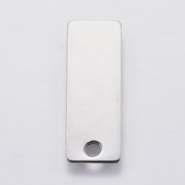 PandaHall 201 Stainless Steel Pendants, Rectangle, Stamping Blank Tag, Stainless Steel Color, 25x9x1mm, Hole: 2.5mm 201 Stainless Steel...
PandaHall 201 Stainless Steel Pendants, Rectangle, Stamping Blank Tag, Stainless Steel Color, 25x9x1mm, Hole: 2.5mm 201 Stainless Steel...