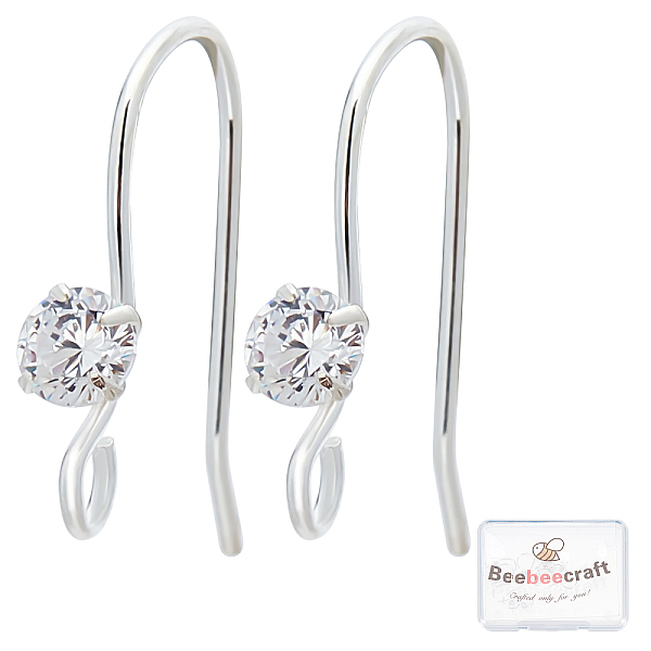 PandaHall Beebeecraft 10Pcs 925 Sterling Silver Earring Hooks Rhinestone French Ear Wires Hooks with Open Loop Hole for Women Girls DIY...
PandaHall Beebeecraft 10Pcs 925 Sterling Silver Earring Hooks Rhinestone French Ear Wires Hooks with Open Loop Hole for Women Girls DIY...