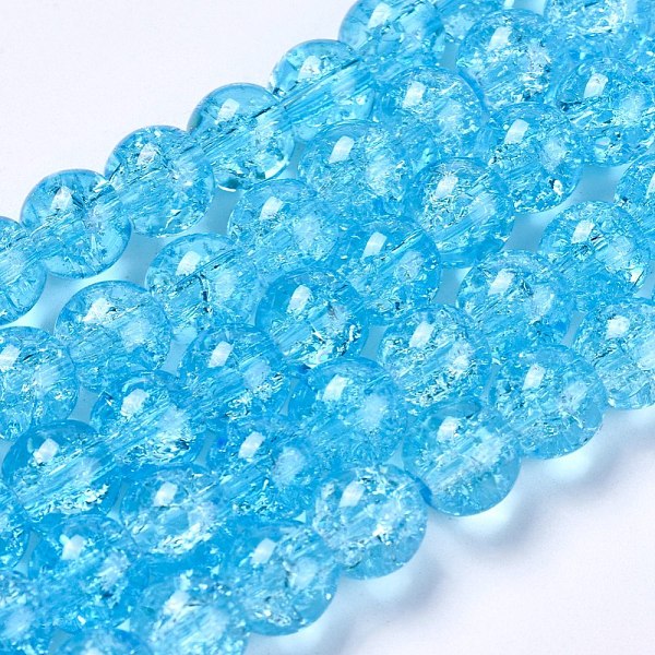 PandaHall Crackle Glass Beads Strands, High Luster, Round, Dark Turquoise, 8x7~7.5mm, Hole: 1.5mm, about 114pcs/strand, 31.4 inch Glass...
PandaHall Crackle Glass Beads Strands, High Luster, Round, Dark Turquoise, 8x7~7.5mm, Hole: 1.5mm, about 114pcs/strand, 31.4 inch Glass...