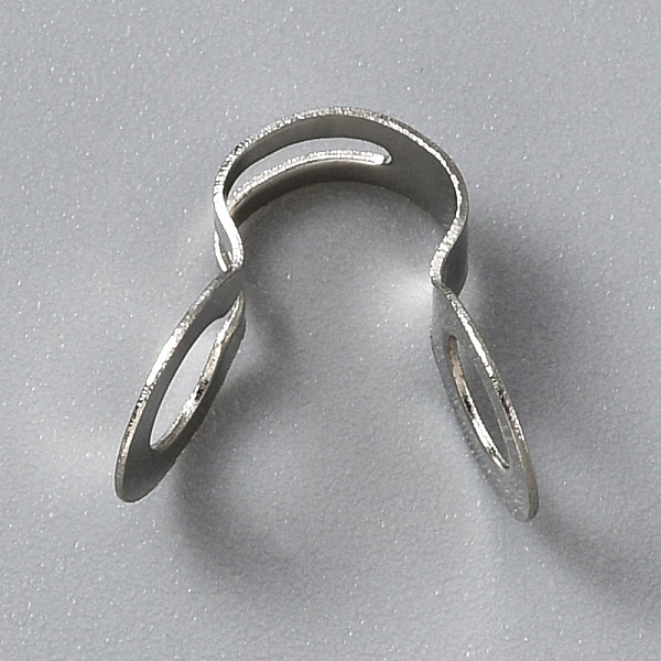 PandaHall Iron Bead Tips, Calotte Ends, Clamshell Knot Cover, Stainless Steel Color, 10x6.5mm, Hole: 3.5mm Iron
PandaHall Iron Bead Tips, Calotte Ends, Clamshell Knot Cover, Stainless Steel Color, 10x6.5mm, Hole: 3.5mm Iron