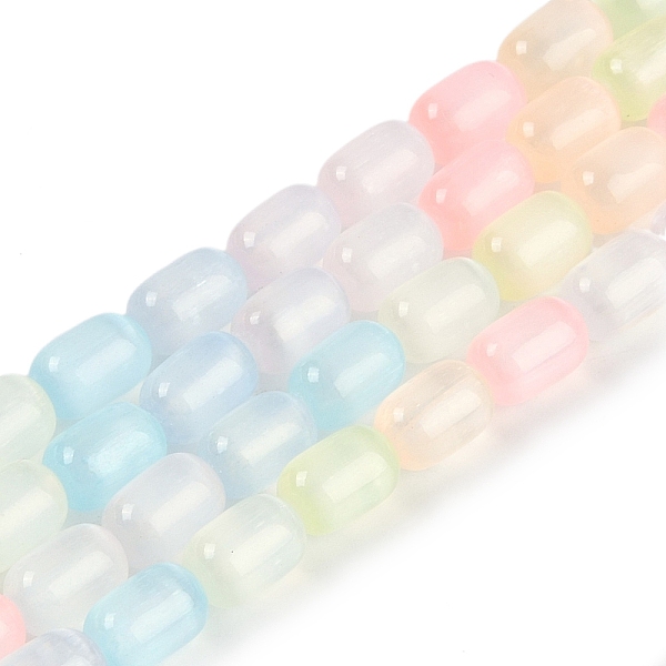 PandaHall Macaron Color Natural Selenite Beads Strands, Dyed, Drum Beads, Colorful, 9x6mm, Hole: 1.2mm, about 43pcs/strand, 15.63~15.83...
PandaHall Macaron Color Natural Selenite Beads Strands, Dyed, Drum Beads, Colorful, 9x6mm, Hole: 1.2mm, about 43pcs/strand, 15.63~15.83...