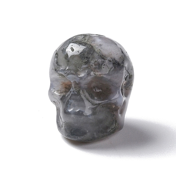 PandaHall Natural Moss Agate Beads, Skull, 13x10x11.5mm, Hole: 1mm Moss Agate Skull
PandaHall Natural Moss Agate Beads, Skull, 13x10x11.5mm, Hole: 1mm Moss Agate Skull