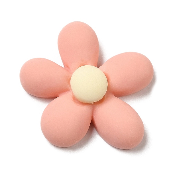 PandaHall Opaque Resin Cabochons, Frosted, Flower, Dark Salmon, 23.5x23.5x7mm Resin Flower
PandaHall Opaque Resin Cabochons, Frosted, Flower, Dark Salmon, 23.5x23.5x7mm Resin Flower
