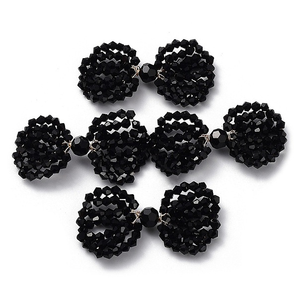 PandaHall Copper Wire Wrapped Glass Beaded Bowknot Cabochons, Black, 24x41x5.5mm Glass Bowknot Black
PandaHall Copper Wire Wrapped Glass Beaded Bowknot Cabochons, Black, 24x41x5.5mm Glass Bowknot Black