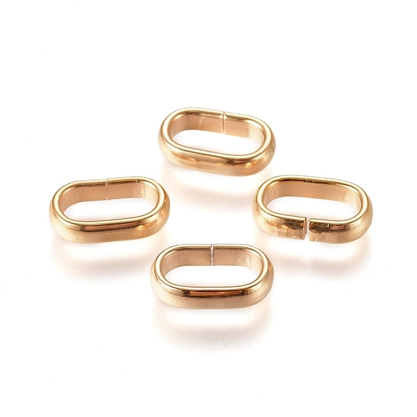 PandaHall 201 Stainless Steel Quick Link Connectors, Linking Rings, Closed but Unsoldered, Oval, Golden, 9x5.5x2mm, Inner Diameter: 7x3.5mm...
PandaHall 201 Stainless Steel Quick Link Connectors, Linking Rings, Closed but Unsoldered, Oval, Golden, 9x5.5x2mm, Inner Diameter: 7x3.5mm...