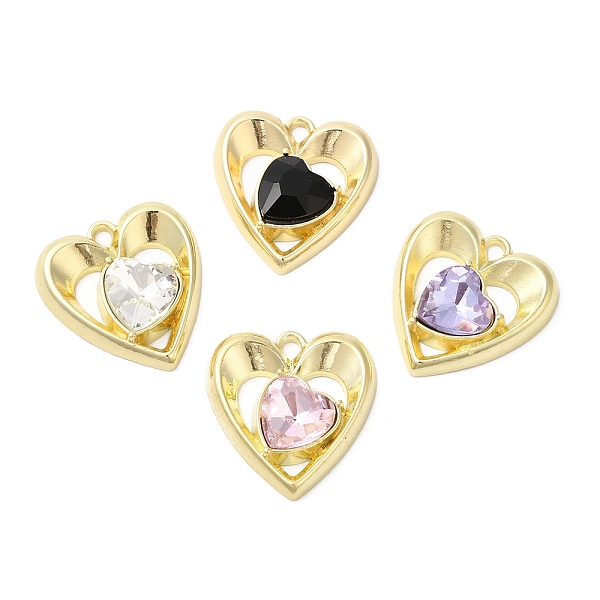 PandaHall Alloy Pendants, Glass with Heart Charms, Golden, 20x18.5x5mm, Hole: 1.6mm Alloy Heart Multicolor
PandaHall Alloy Pendants, Glass with Heart Charms, Golden, 20x18.5x5mm, Hole: 1.6mm Alloy Heart Multicolor