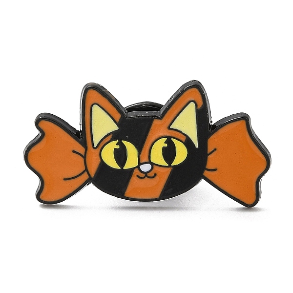 PandaHall Halloween Theme Alloy Enamel Brooch, Pin for Backpack Clothes, Cat Shape, 16x30x1.5mm Alloy+Enamel Cat Shape
PandaHall Halloween Theme Alloy Enamel Brooch, Pin for Backpack Clothes, Cat Shape, 16x30x1.5mm Alloy+Enamel Cat Shape