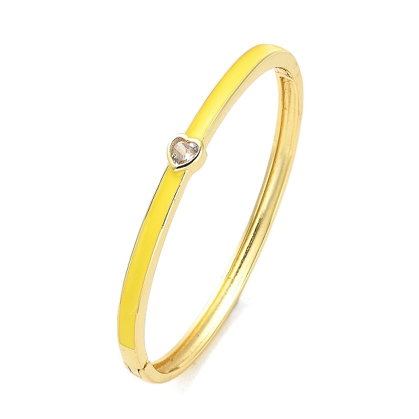 PandaHall Brass Pave Clear Cubic Zirconia Heart Hinged Bangles for Women, Real 18K Gold Plated, 1/4 inch(0.5~0.65cm), Inner Diameter...
PandaHall Brass Pave Clear Cubic Zirconia Heart Hinged Bangles for Women, Real 18K Gold Plated, 1/4 inch(0.5~0.65cm), Inner Diameter...