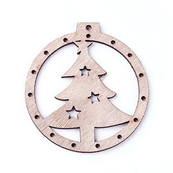PandaHall Undyed Wood Big Pendants, Flat Round with Christmas Tree, BurlyWood, 68.5x64x2.5mm, Hole: 2.5mm Wood Tree Orange
PandaHall Undyed Wood Big Pendants, Flat Round with Christmas Tree, BurlyWood, 68.5x64x2.5mm, Hole: 2.5mm Wood Tree Orange