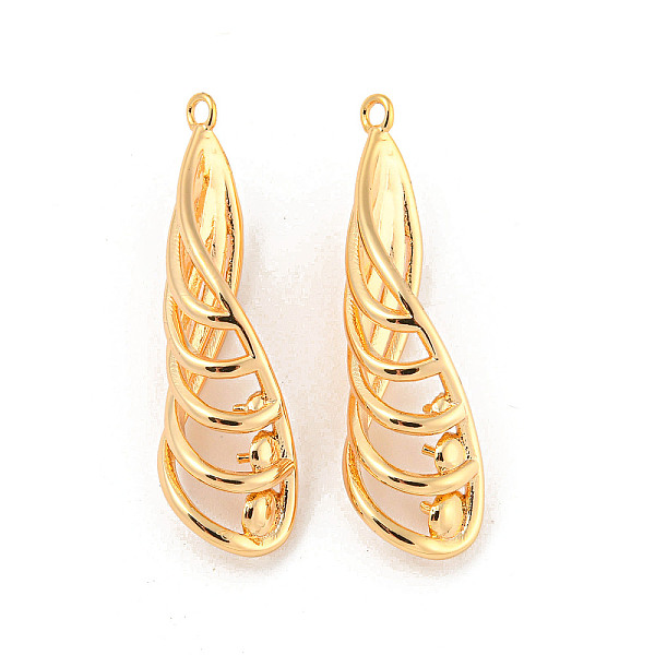PandaHall Brass Pendants, for Half Drilled Beads, Twist, Real 18K Gold Plated, Tray: 1.5~3mm, 31.5x8.5x7.5mm, Hole: 1.2mm, Pin: 0.7~0.8mm...
PandaHall Brass Pendants, for Half Drilled Beads, Twist, Real 18K Gold Plated, Tray: 1.5~3mm, 31.5x8.5x7.5mm, Hole: 1.2mm, Pin: 0.7~0.8mm...