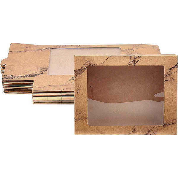 PandaHall Marble Texture Pattern Paper Gift Boxes, with Clear Window, Packaging Boxes, BurlyWood, Box: 17.5x13.5x3.5cm, Unfold: 29x17x0.1cm..., Orange
PandaHall Marble Texture Pattern Paper Gift Boxes, with Clear Window, Packaging Boxes, BurlyWood, Box: 17.5x13.5x3.5cm, Unfold: 29x17x0.1cm..., Orange