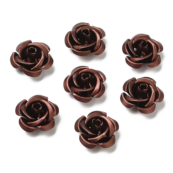 PandaHall Aluminum Beads, Oxidation, Rose, Sienna, 15x15x9mm, Hole: 1.4mm Aluminum Flower Brown
PandaHall Aluminum Beads, Oxidation, Rose, Sienna, 15x15x9mm, Hole: 1.4mm Aluminum Flower Brown