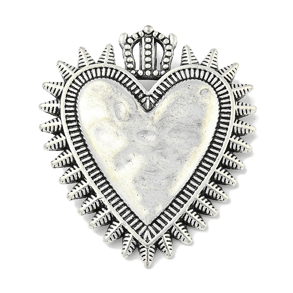 PandaHall Tibetan Style Alloy Pendants, Heart Theme Charms, Antique Silver, 39.5x34x3mm, Hole: 3mm Alloy Heart
PandaHall Tibetan Style Alloy Pendants, Heart Theme Charms, Antique Silver, 39.5x34x3mm, Hole: 3mm Alloy Heart