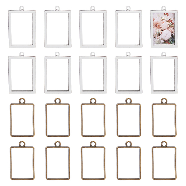 PandaHall OLYCRAFT 20pcs Open Bezel Pendant Alloy Photo Locket Pendant Rectangle Frame Pendant Hollow Charm for Display Picture, Resin...
PandaHall OLYCRAFT 20pcs Open Bezel Pendant Alloy Photo Locket Pendant Rectangle Frame Pendant Hollow Charm for Display Picture, Resin...
