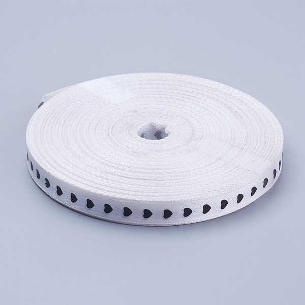 PandaHall Presents Boxes Packages Single Face Satin Ribbon, Heart Pattern Design, White, 3/8 inch(10mm), 100yards/roll(91.44m/roll) Nylon...
PandaHall Presents Boxes Packages Single Face Satin Ribbon, Heart Pattern Design, White, 3/8 inch(10mm), 100yards/roll(91.44m/roll) Nylon...