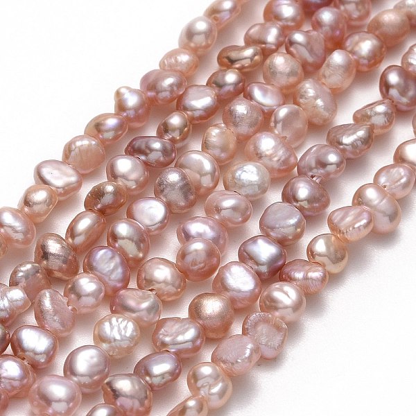PandaHall Natural Cultured Freshwater Pearl Beads Strands, Two Sides Polished, Thistle, 3.5~4.5x3.5~4x2.5mm, Hole: 0.5mm, about..., Purple
PandaHall Natural Cultured Freshwater Pearl Beads Strands, Two Sides Polished, Thistle, 3.5~4.5x3.5~4x2.5mm, Hole: 0.5mm, about..., Purple