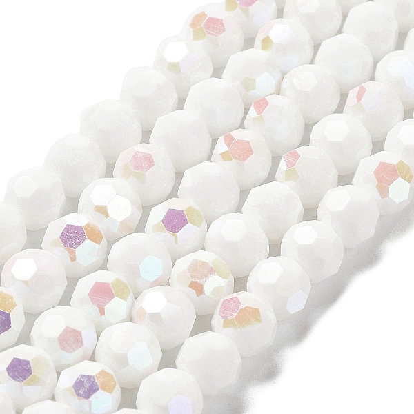 PandaHall Opaque Glass Beads Strands, Faceted, Round, White, 10x9mm, Hole: 1.3mm, about 65~68pcs/strand, 24.13~24.21''(61.3~61.5cm) Glass...
PandaHall Opaque Glass Beads Strands, Faceted, Round, White, 10x9mm, Hole: 1.3mm, about 65~68pcs/strand, 24.13~24.21''(61.3~61.5cm) Glass...