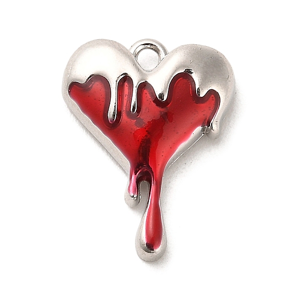 PandaHall Alloy Enamel Pendants, Melting Heart Charm, Platinum, FireBrick, 21.5x16.5x5.5mm, Hole: 1.8mm Alloy+Enamel Heart Red
PandaHall Alloy Enamel Pendants, Melting Heart Charm, Platinum, FireBrick, 21.5x16.5x5.5mm, Hole: 1.8mm Alloy+Enamel Heart Red