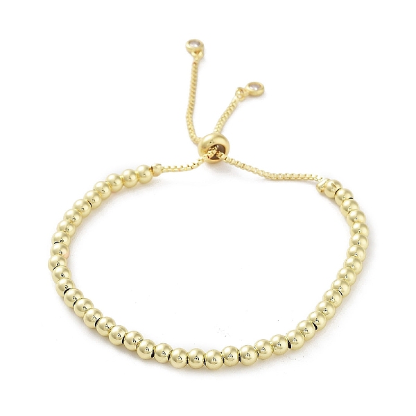 PandaHall Adjustable Brass Round Beaded Slider Bracelets, with Box Chains, Real 18K Gold Plated, Inner Diameter: 2~3-3/8 inch(5.2~8.6cm)...
PandaHall Adjustable Brass Round Beaded Slider Bracelets, with Box Chains, Real 18K Gold Plated, Inner Diameter: 2~3-3/8 inch(5.2~8.6cm)...
