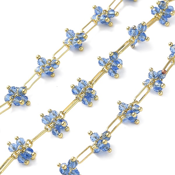 PandaHall Rack Plating Real 18K Gold Plated Brass Oval Link Chains, with Glass Flower Charms, Soldered, with Spool, Lead Free & Cadmium Free...
PandaHall Rack Plating Real 18K Gold Plated Brass Oval Link Chains, with Glass Flower Charms, Soldered, with Spool, Lead Free & Cadmium Free...