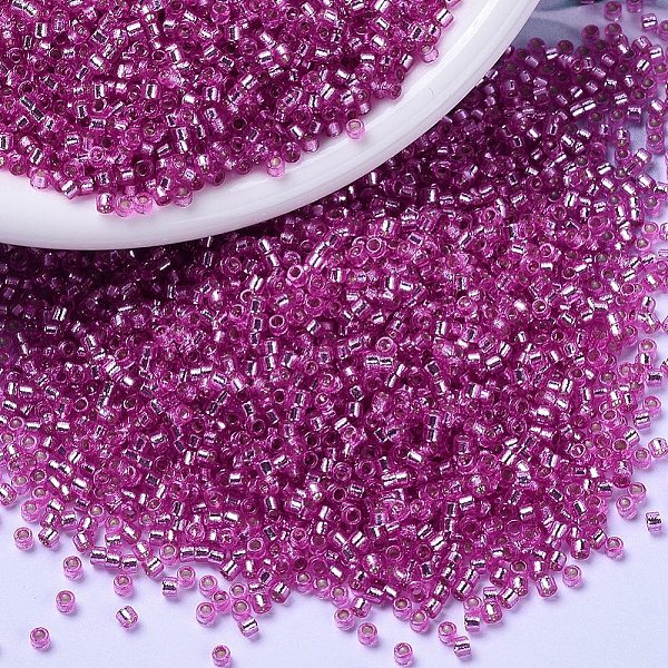 PandaHall MIYUKI Delica Beads, Cylinder, Japanese Seed Beads, 11/0, (DB2153) Duracoat Silver Lined Dyed Pink Parfait, 1.3x1.6mm, Hole: 0.8mm...
PandaHall MIYUKI Delica Beads, Cylinder, Japanese Seed Beads, 11/0, (DB2153) Duracoat Silver Lined Dyed Pink Parfait, 1.3x1.6mm, Hole: 0.8mm...