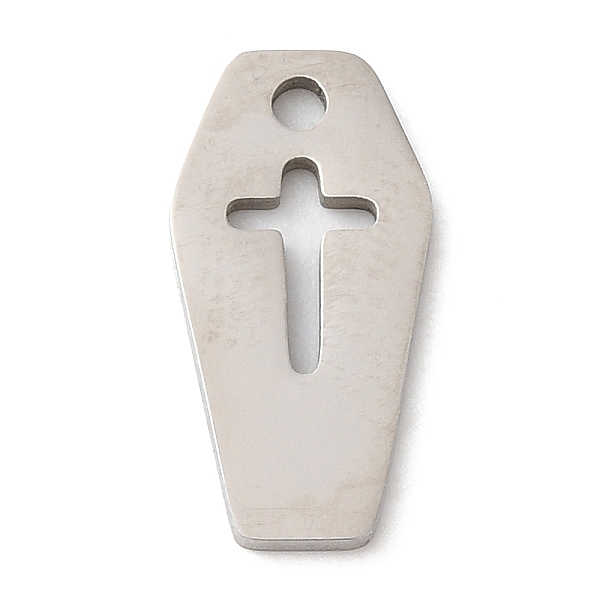 PandaHall Halloween 201 Stainless Steel Pendants, Coffin with Cross Charm, Stainless Steel Color, 15x7.5x1mm, Hole: 1.5mm 201 Stainless...
PandaHall Halloween 201 Stainless Steel Pendants, Coffin with Cross Charm, Stainless Steel Color, 15x7.5x1mm, Hole: 1.5mm 201 Stainless...