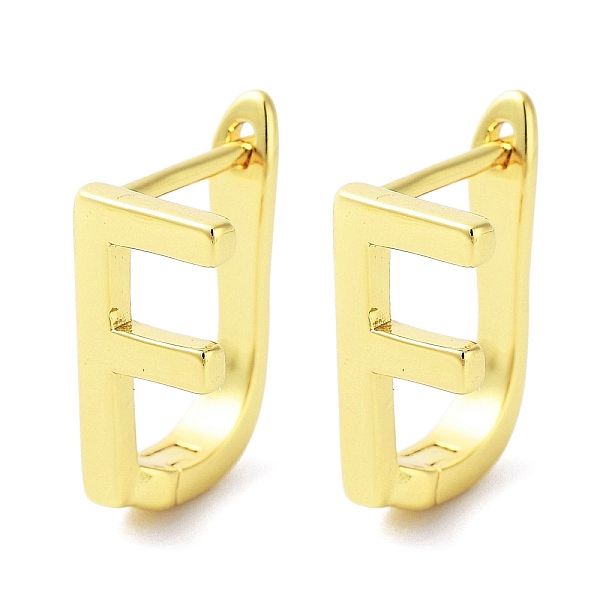 PandaHall Brass Letter Stud Earrings for Women, Lead Free & Cadmium Free, Real 18K Gold Plated, Letter F, 15.5x7.5mm Brass Letter F
PandaHall Brass Letter Stud Earrings for Women, Lead Free & Cadmium Free, Real 18K Gold Plated, Letter F, 15.5x7.5mm Brass Letter F