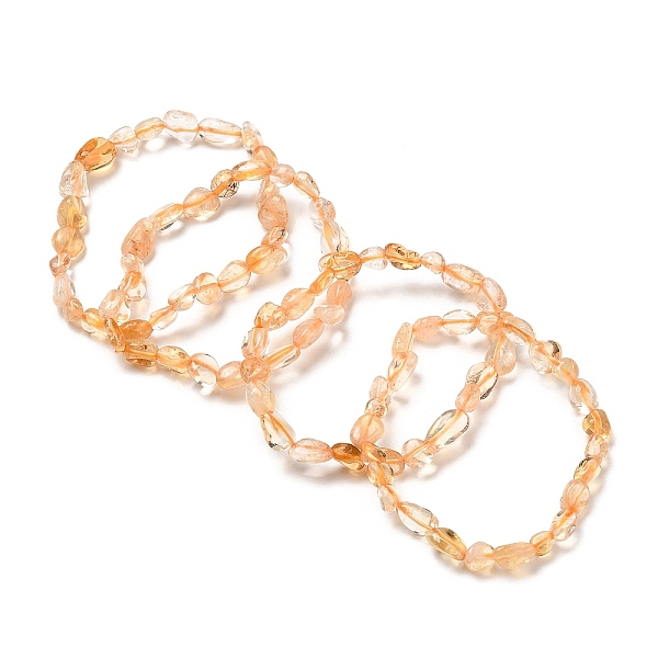 PandaHall Natural Citrine Bead Stretch Bracelets, Tumbled Stone, Nuggets, Inner Diameter: 2~2-1/4 inch(5.2~5.6cm) Citrine
PandaHall Natural Citrine Bead Stretch Bracelets, Tumbled Stone, Nuggets, Inner Diameter: 2~2-1/4 inch(5.2~5.6cm) Citrine