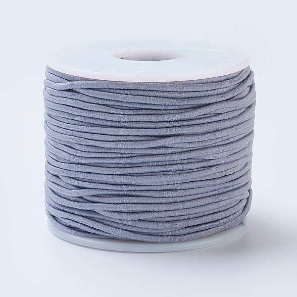 PandaHall Elastic Cord, Polyester Outside and Latex Core, Silver, 2mm, about 50m/roll Elastic Fibre Round Silver
PandaHall Elastic Cord, Polyester Outside and Latex Core, Silver, 2mm, about 50m/roll Elastic Fibre Round Silver