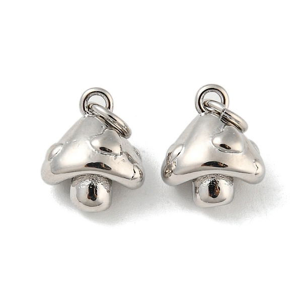 PandaHall Rack Plating Brass Pendants, with Jump Ring, Cadmium Free & Lead Free, Long-Lasting Plated , Mushroom Charms, Platinum...
PandaHall Rack Plating Brass Pendants, with Jump Ring, Cadmium Free & Lead Free, Long-Lasting Plated , Mushroom Charms, Platinum...