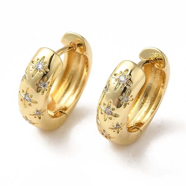 PandaHall Clear Cubic Zirconia Star Hoop Earrings, Brass Chunky Earrings for Women, Cadmium Free & Nickel Free & Lead Free, Real 18K Gold...
PandaHall Clear Cubic Zirconia Star Hoop Earrings, Brass Chunky Earrings for Women, Cadmium Free & Nickel Free & Lead Free, Real 18K Gold...