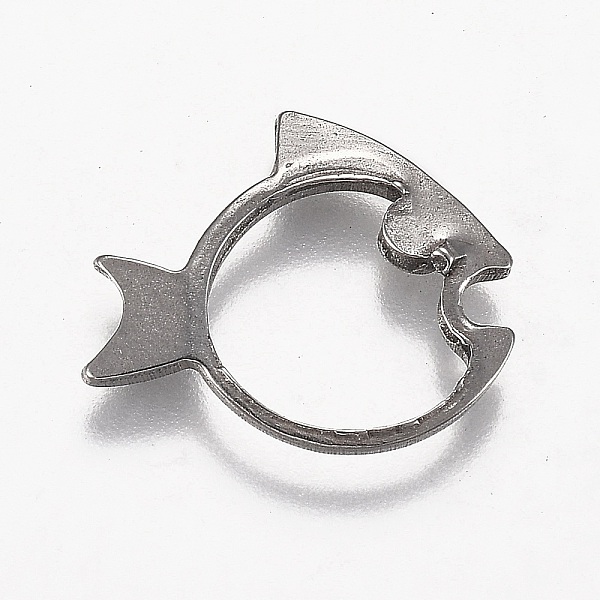 PandaHall 304 Stainless Steel Linking Rings, Fish Shape, Stainless Steel Color, 19.5x16x2mm, Inner Diameter: 10x11mm 304 Stainless Steel...
PandaHall 304 Stainless Steel Linking Rings, Fish Shape, Stainless Steel Color, 19.5x16x2mm, Inner Diameter: 10x11mm 304 Stainless Steel...
