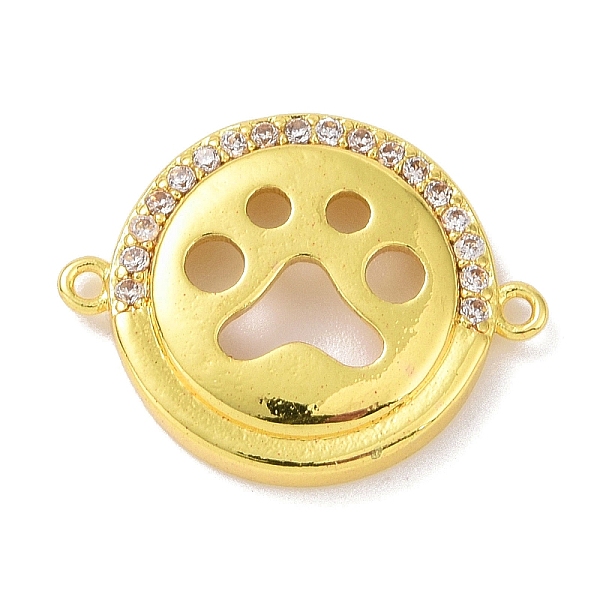 PandaHall Real 18K Gold Plated Brass Micro Pave Cubic Zirconia Connector Charms, Flat Round with Hollow Paw Print Links, Clear, 15x19x3mm...
PandaHall Real 18K Gold Plated Brass Micro Pave Cubic Zirconia Connector Charms, Flat Round with Hollow Paw Print Links, Clear, 15x19x3mm...
