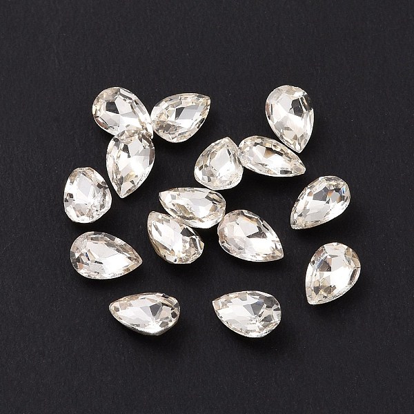 PandaHall Glass Rhinestone Cabochons, Pointed Back & Silver Back Plated, Teardrop, Crystal, 6x4x2mm Glass Rhinestone Teardrop Clear
PandaHall Glass Rhinestone Cabochons, Pointed Back & Silver Back Plated, Teardrop, Crystal, 6x4x2mm Glass Rhinestone Teardrop Clear