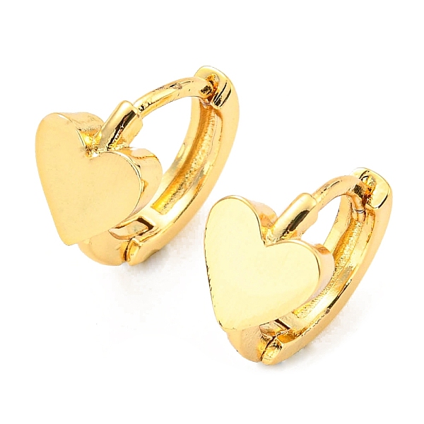 PandaHall Rack Plating Brass Heart Hoop Earrings, Cadmium Free & Lead Free, Real 18K Gold Plated, 12x13x7mm Brass Heart
PandaHall Rack Plating Brass Heart Hoop Earrings, Cadmium Free & Lead Free, Real 18K Gold Plated, 12x13x7mm Brass Heart