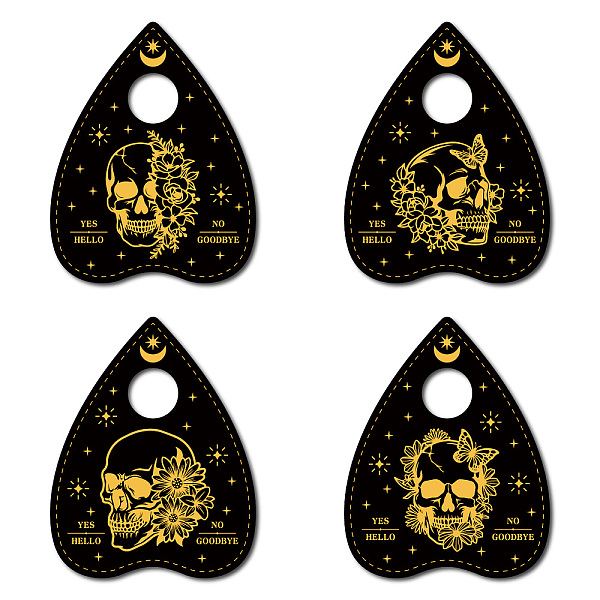 PandaHall CREATCABIN 4Pcs Skull Planchette Spirit Board Wooden Crystal Holder Mini Crystal Sphere Display Stand Witch Stuff Moon Wiccan..., Black
PandaHall CREATCABIN 4Pcs Skull Planchette Spirit Board Wooden Crystal Holder Mini Crystal Sphere Display Stand Witch Stuff Moon Wiccan..., Black