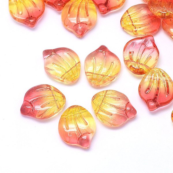 PandaHall Transparent Glass Charms, Shell Shaped Petal, Two Tone, Orange Red, 15x12x4mm, Hole: 1mm Glass Flower Red
PandaHall Transparent Glass Charms, Shell Shaped Petal, Two Tone, Orange Red, 15x12x4mm, Hole: 1mm Glass Flower Red